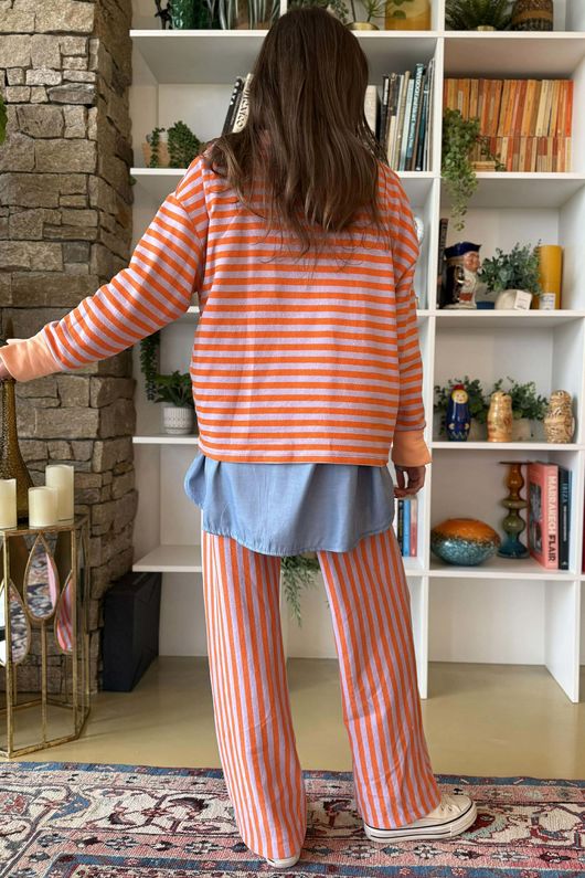 Shoreditch Classic V Sweat Aperol & Lilac